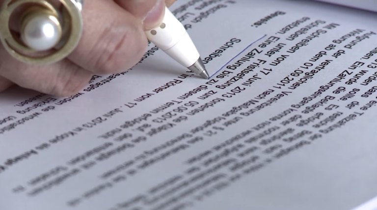 Notariat - Unterschrift